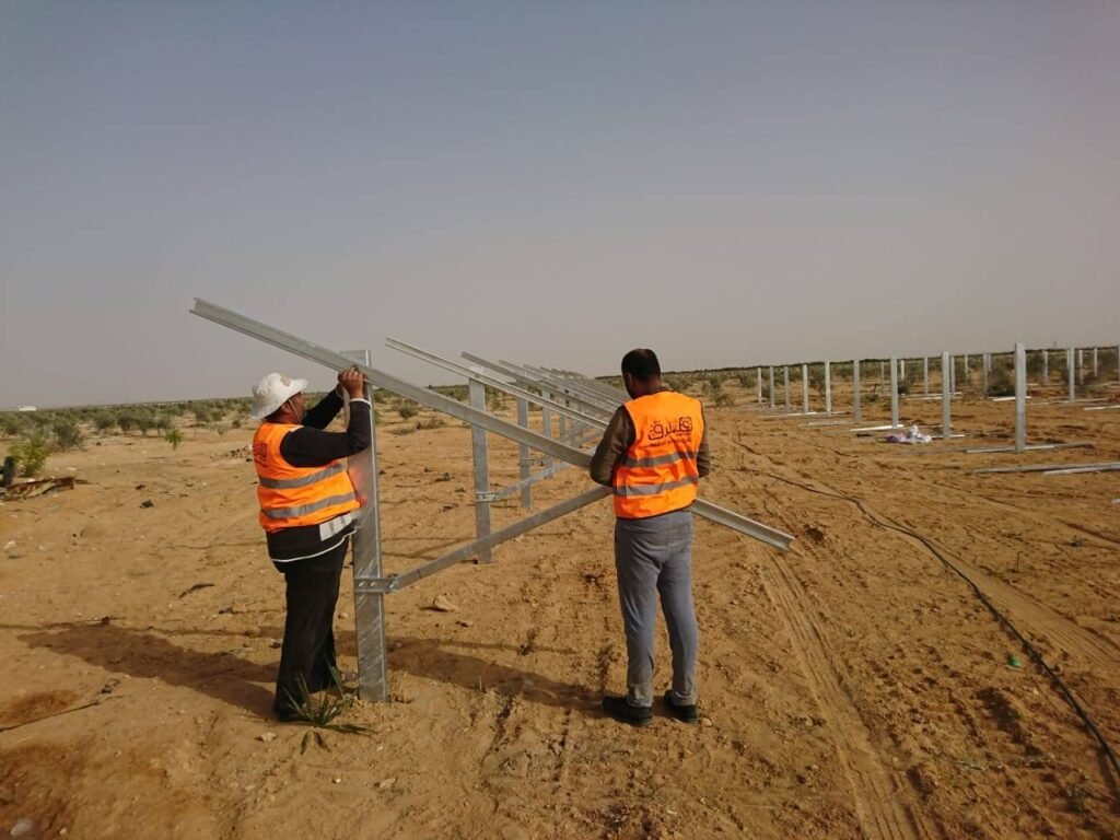425 KW Solar – pumps [columns laminated] - Mashreq For Energy Systems